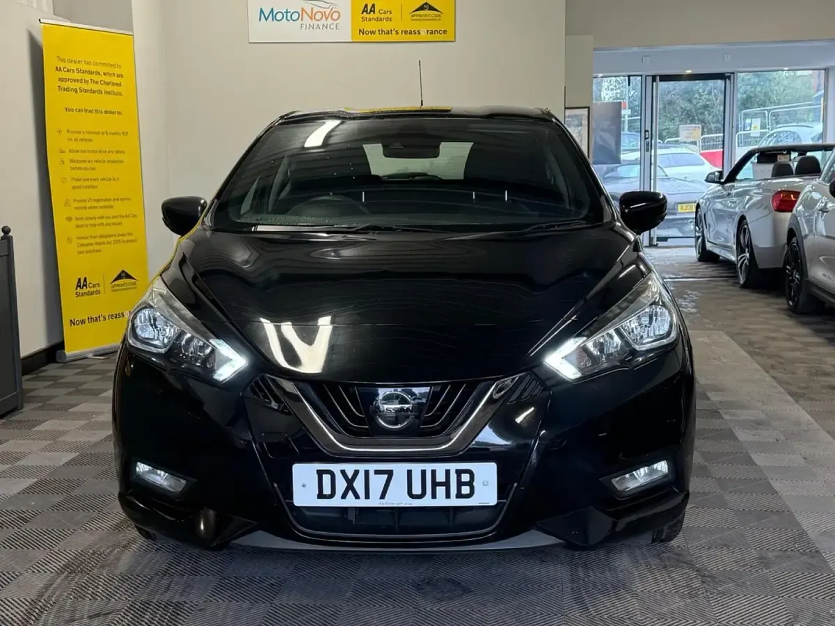 Used Nissan Micra Acenta 71 HP (52 kW) 2017 Black Hatchback
