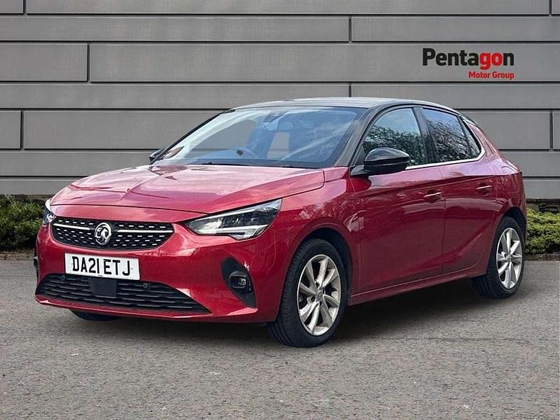 Used Vauxhall Corsa Elite 101 HP (74 kW) 2021 Red Hatchback