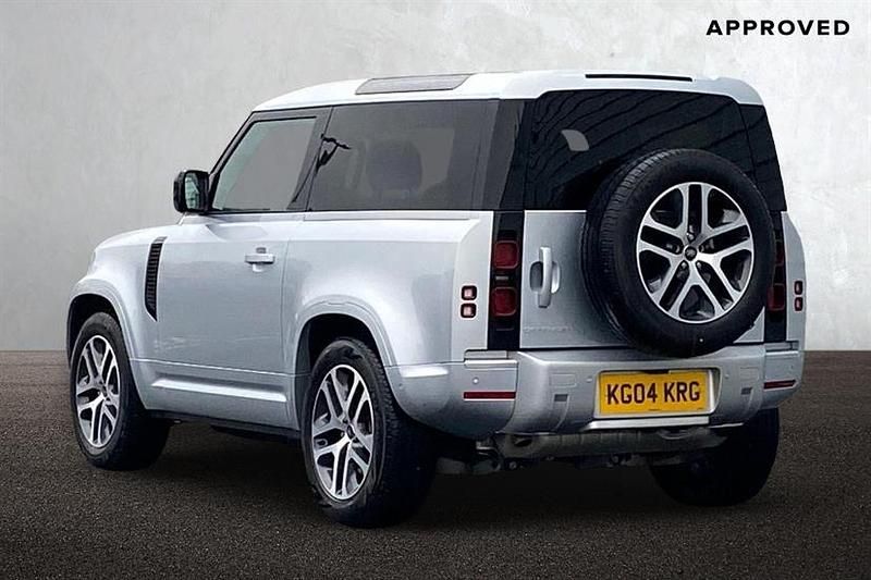 Used Land Rover Defender 400 HP (294 kW) 2023 Hakuba silver Estate