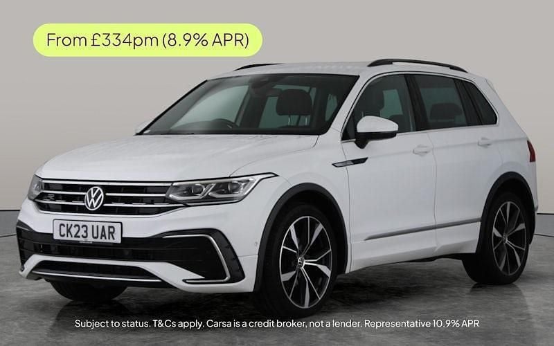 White Used 2023 VW Tiguan R-line SUV | £21,947 (Good price) - Image 1/3