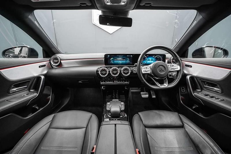 Used Mercedes CLA220 AMG Line Premium 190 HP (139 kW) 2021 Black Sedan