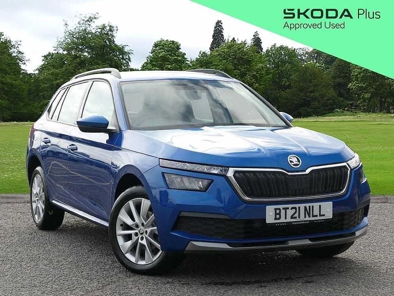 Race blue metallic Used 2021 Skoda Kamiq SE SUV | £14,995 (Good price) - Image 1/4