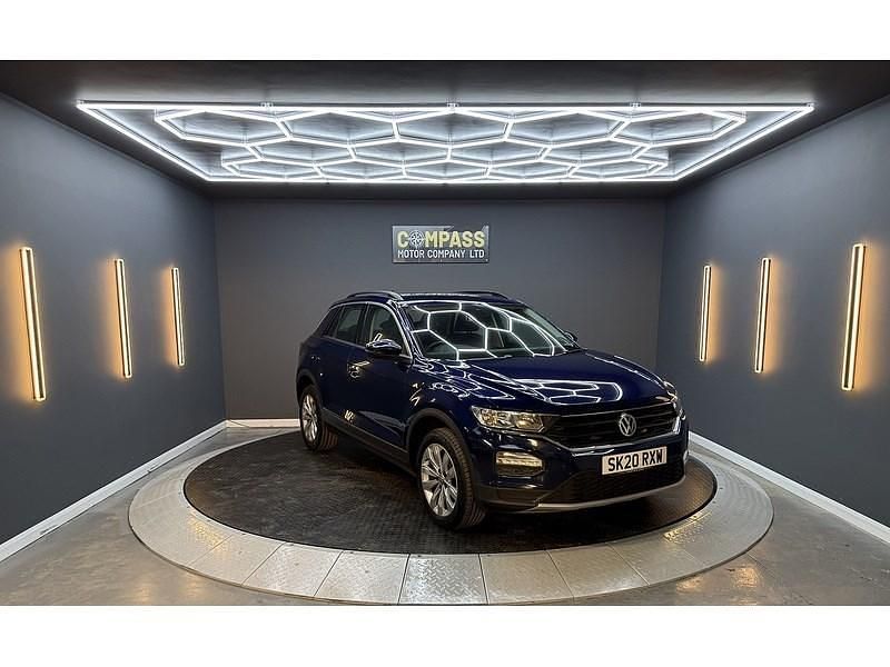 Used VW T-Roc SE 115 HP (84 kW) 2020 Blue SUV