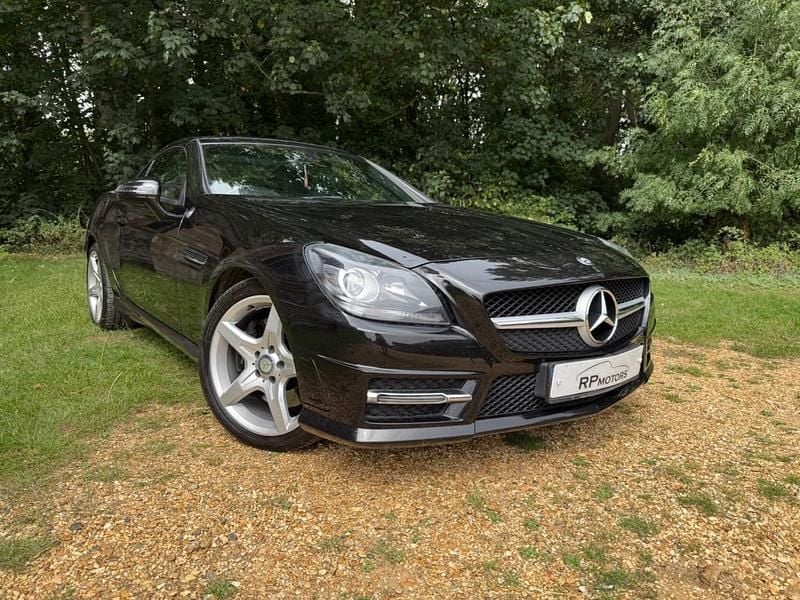 Black Used 2014 Mercedes SLK250 AMG Cabriolet | £6,895 (Good price) - Image 1/4