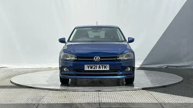 Used VW Polo Match 95 HP (69 kW) 2021 Blue Hatchback