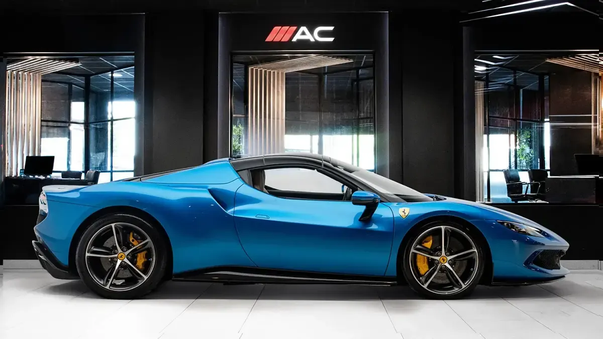 Used Ferrari 296 830 HP (610 kW) 2023 Blue Cabriolet