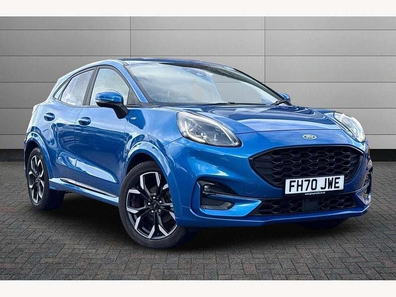Blue Used 2021 Ford Puma Gen-E ST-Line X SUV | £15,650 (Fair price) - Image 1/3