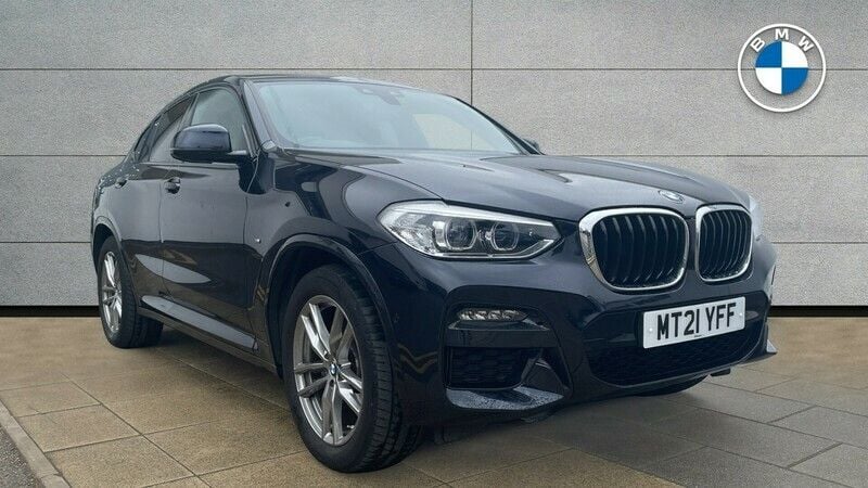 Black Used 2021 BMW X4 M Sport SUV | £26,485 (Good price) - Image 1/4