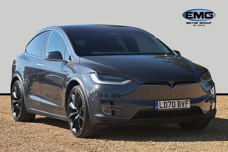 Grey Used 2020 Tesla Model X Long Range SUV | £34,595 (Good price) - Image 1/3