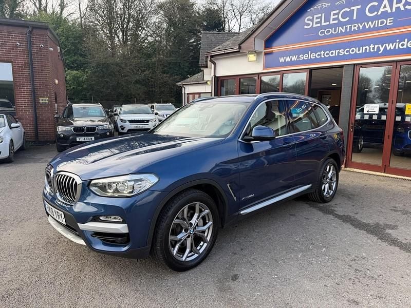 Used BMW X3 Sport Line 265 HP (194 kW) 2018 Blue SUV