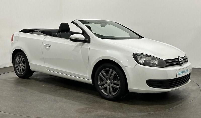 Used VW Golf Cabriolet S 105 HP (77 kW) 2012 White Cabriolet
