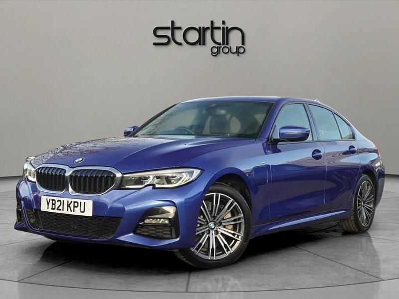 Used BMW 330e M Sport 288 HP (211 kW) 2021 Blue Sedan