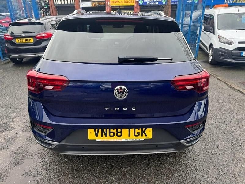 Used VW T-Roc SEL 115 HP (84 kW) 2018 Blue SUV