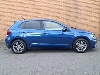 Usado VW Polo R-line 115 HP (84 kW) 2019 Azul Citadino