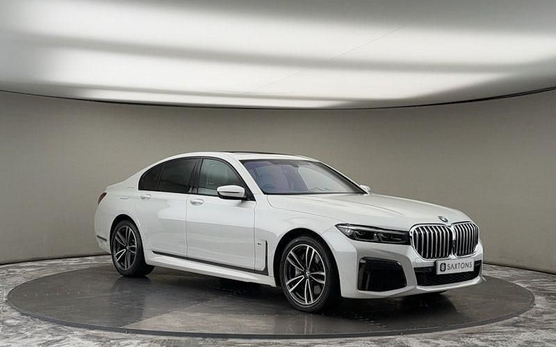 Mineral white Used 2022 BMW 740 M Sport Sedan | £34,550 (Fair price) - Image 1/4