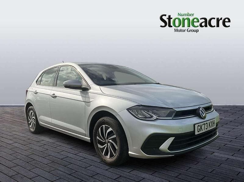 Silver Used 2023 VW Polo Life Hatchback | £15,495 (Fair price) - Image 1/4