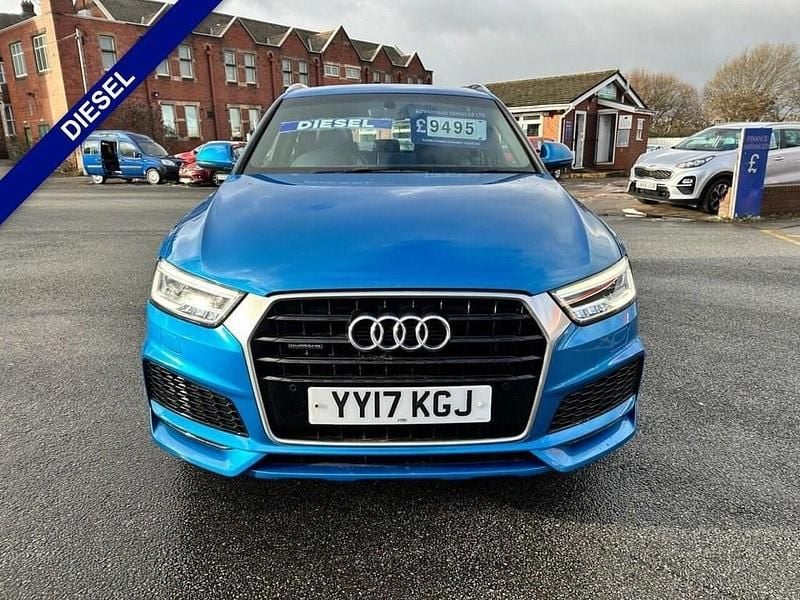 Used Audi Q3 S-Line 150 HP (110 kW) 2017 Blue SUV