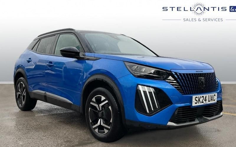 Blue Used 2024 Peugeot 2008 GT SUV | £19,703 (Fair price) - Image 1/3