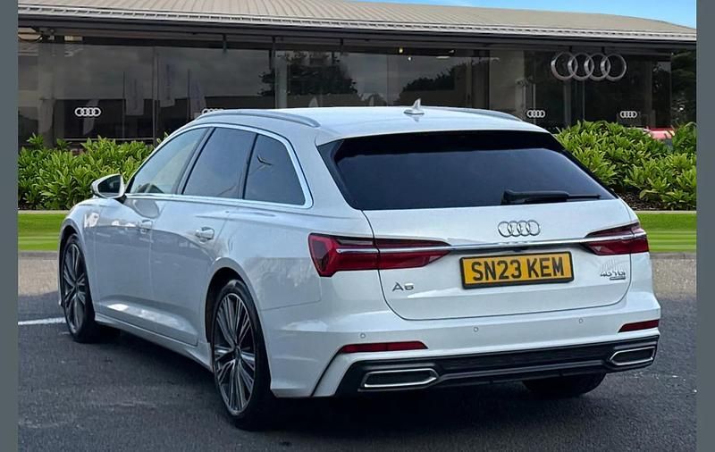 Used Audi A6 S-Line 204 HP (150 kW) 2023 White Estate
