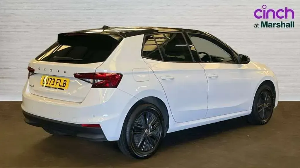 Used Skoda Fabia Colour Edition 95 HP (69 kW) 2023 Candy white black magic pearl effect Hatchback