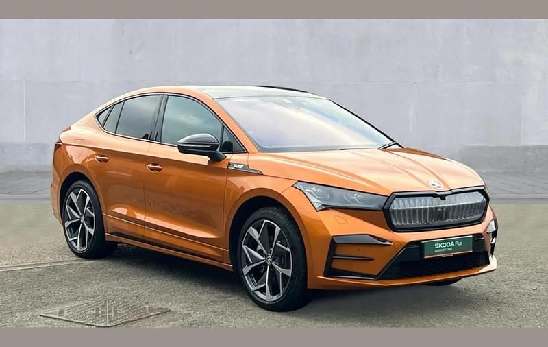 Used Skoda Enyaq iV vRS 250 kW (340 HP) 2024 Orange SUV