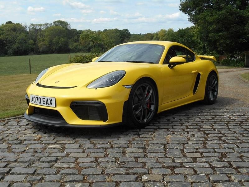 Yellow Used 2020 Porsche 718 Cayman GT4 Coupe | £79,999 - Image 1/4