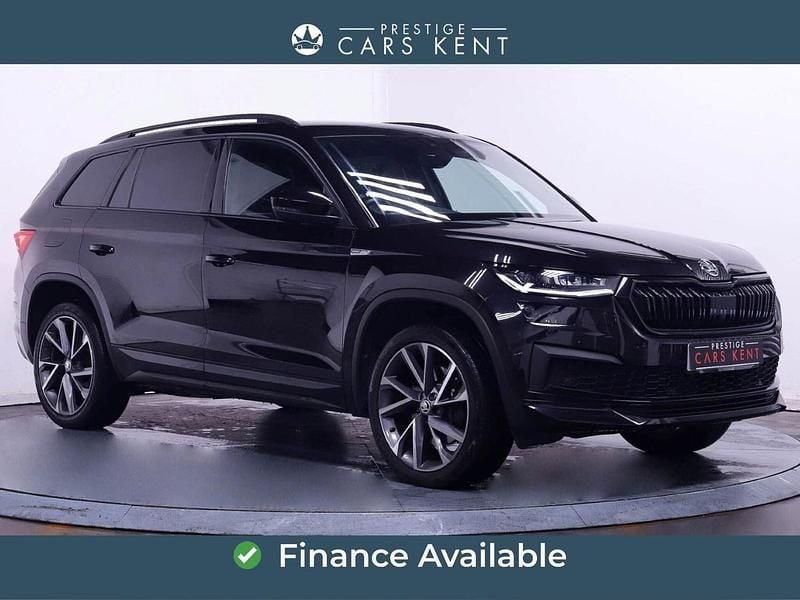Black Used 2021 Skoda Kodiaq SportLine SUV | £26,581 (Fair price) - Image 1/4