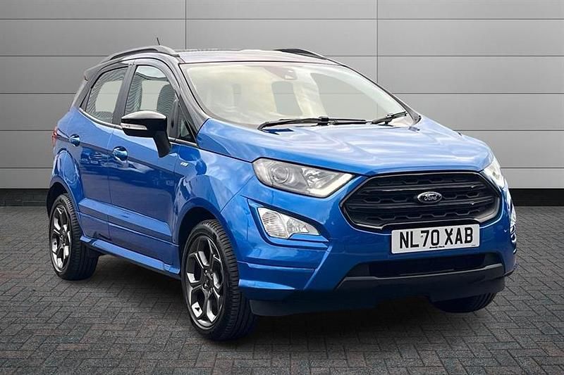 Desert island blue Used 2020 Ford Ecosport ST-Line SUV | £13,595 (Fair price) - Image 1/4