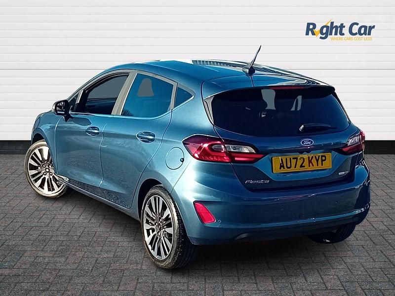 Used Ford Fiesta Titanium 2022 Blue Hatchback
