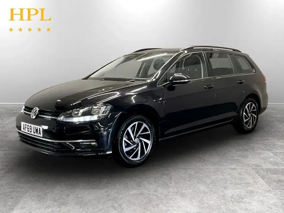 Used VW Golf VII Match 115 HP (84 kW) 2019 Black Estate