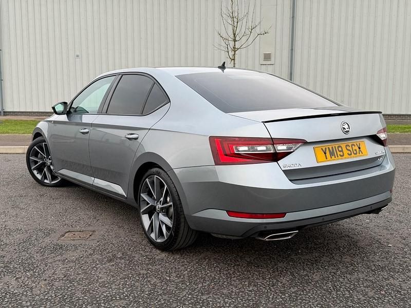 Used Skoda Superb SportlinePlus 272 HP (200 kW) 2019 Grey Hatchback