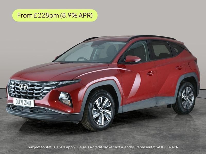 Red Used 2021 Hyundai Tucson SE SUV | £16,557 (Fair price) - Image 1/2