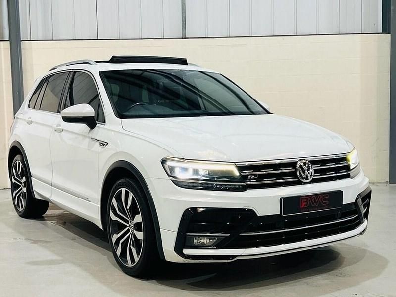 Used VW Tiguan R-line 150 HP (110 kW) 2018 White SUV