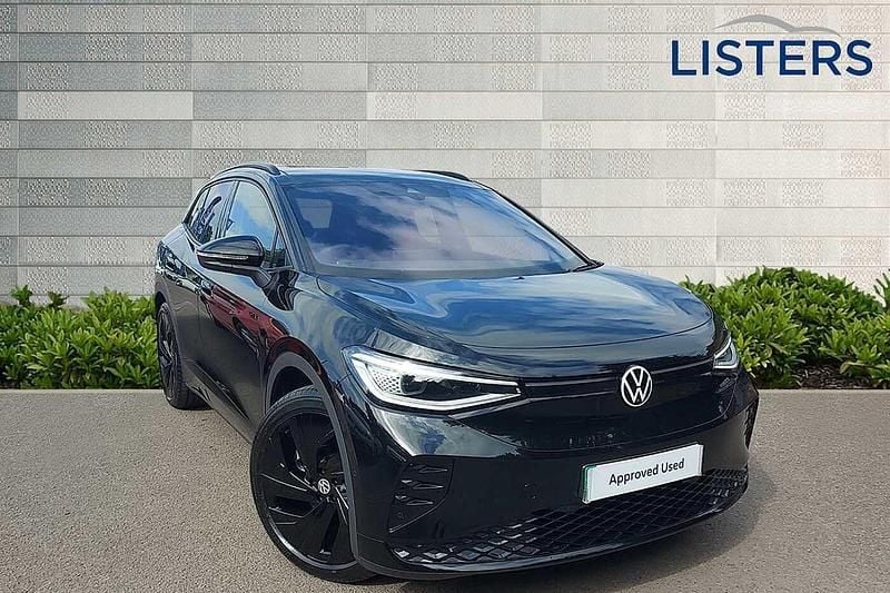 Black Used 2025 VW ID.4 GTX SUV | £35,990 (Expensive) - Image 1/4