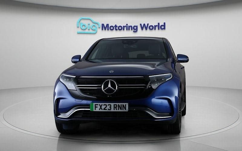 Used Mercedes EQC400 AMG line 300 kW (408 HP) 2023 Blue SUV