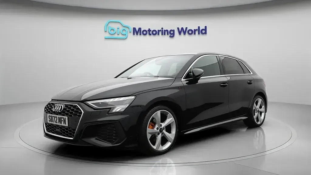 Used Audi A3 Sportback S-Line 110 HP (80 kW) 2023 Black Hatchback
