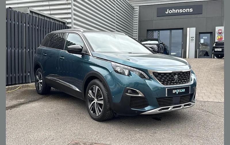 Used Peugeot 5008 GT-line 130 HP (95 kW) 2020 Green SUV