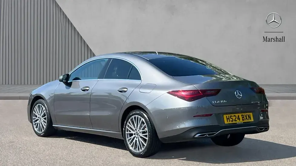 Used Mercedes CLA180 Executive 136 HP (100 kW) 2024 Mountain grey metallic Coupe