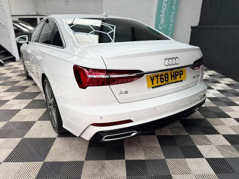 Used Audi A6 S-Line 2018 White Sedan