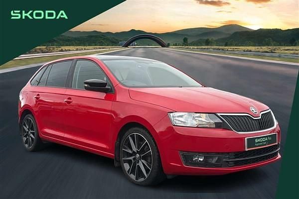 Red Used 2016 Skoda Rapid Sport Estate | £6,995 (Fair price) - Image 1/4