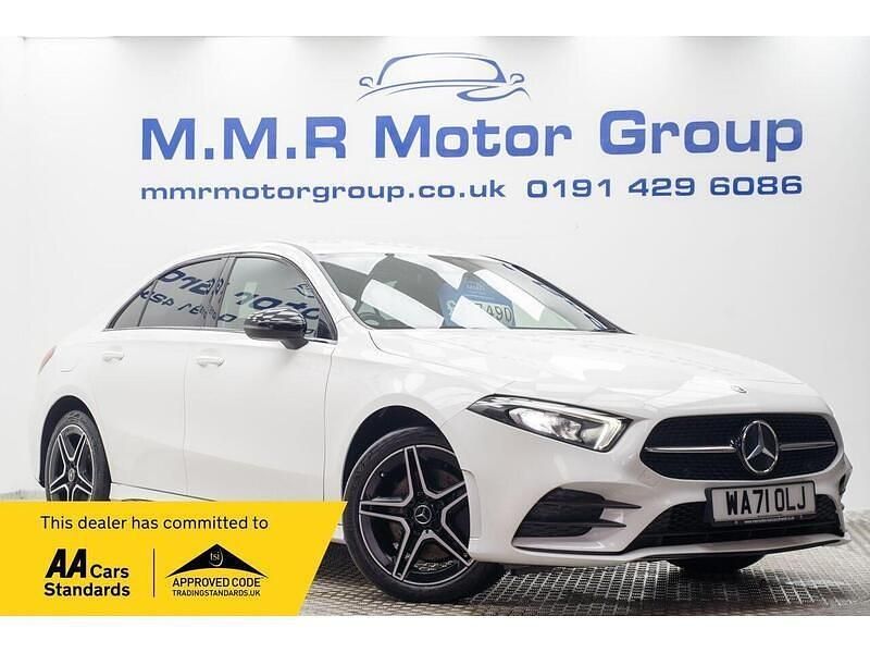 White Used 2021 Mercedes A250 AMG line Sedan | £16,690 (Fair price) - Image 1/4