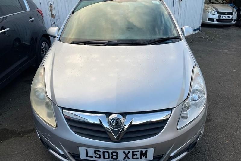 Silver Used 2008 Vauxhall Corsa Club Hatchback | £2,895 (Good price) - Image 1/1