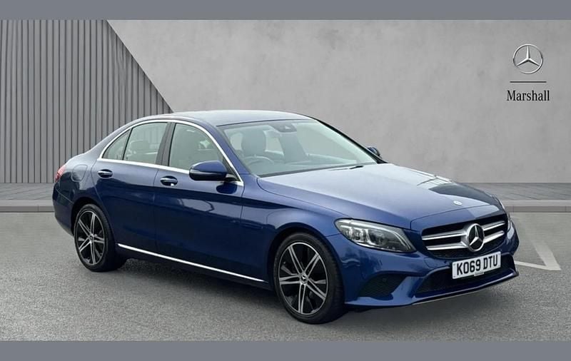 Used Mercedes C220 194 HP (142 kW) 2020 Blue Sedan