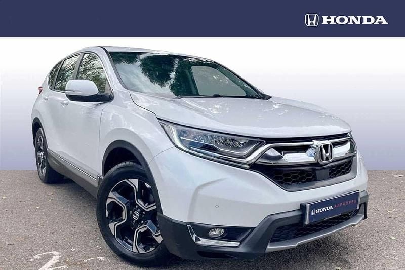 Platinum white Used 2019 Honda CR-V SE SUV | £17,950 (Fair price) - Image 1/4