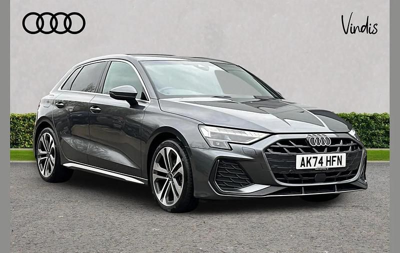 Used Audi A3 S-Line 147 HP (108 kW) 2024 Grey Hatchback
