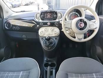 Used Fiat 500 Lounge 69 HP (50 kW) 2017 Black Hatchback