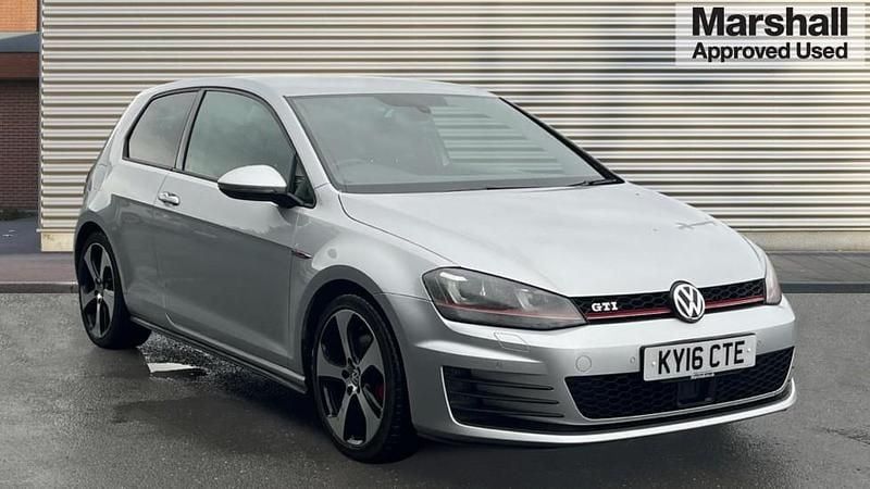 Silver Used 2016 VW Golf VII GTI Hatchback | £11,895 (Good price) - Image 1/4