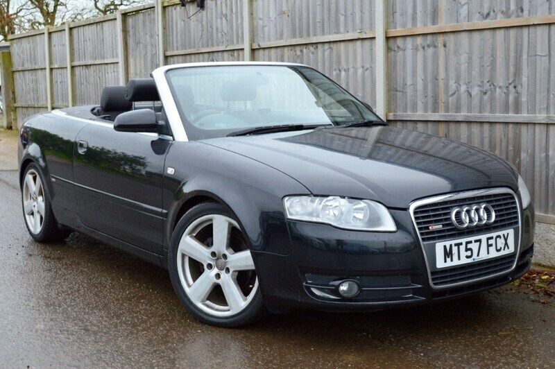 Black Used 2007 Audi A4 Cabriolet S-Line Cabriolet | £4,949 (A bit pricey) - Image 1/4