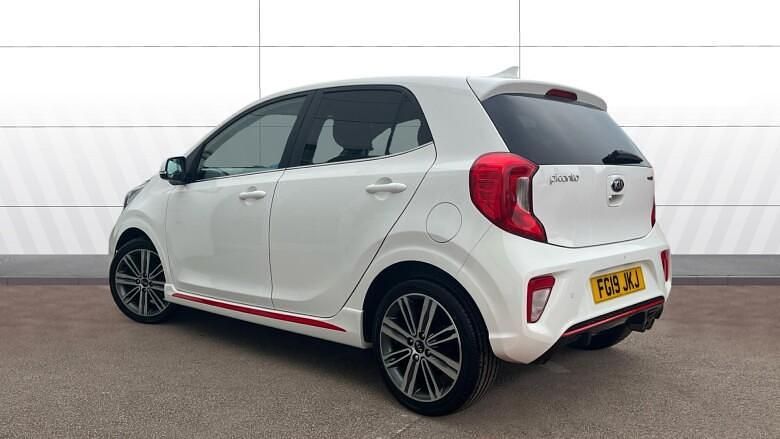 Used Kia Picanto GT-Line 84 HP (61 kW) 2019 White Hatchback