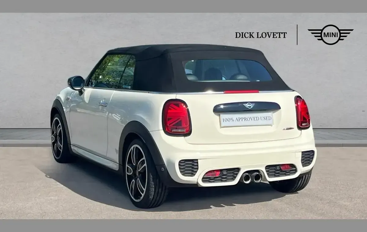 Used Mini John Cooper Works Cabriolet 228 HP (167 kW) 2021 White Cabriolet